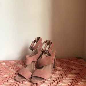 Madewell blush heels